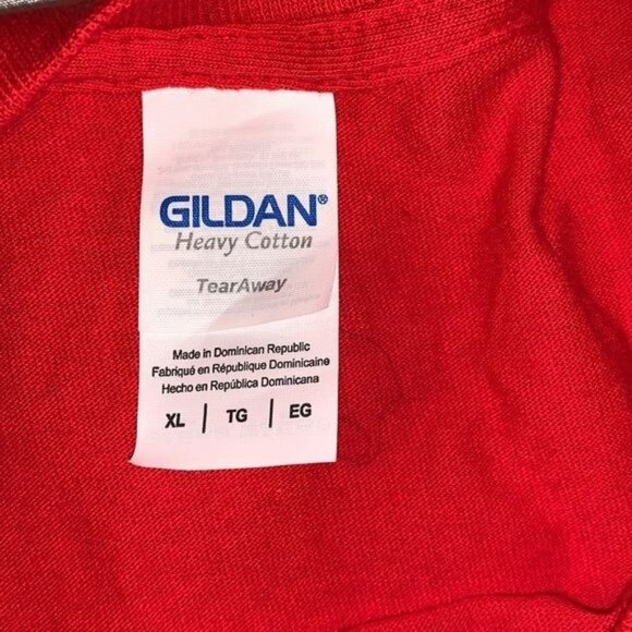 Who Needs Santa When We Have Grandpa Red T-Shirt XL Gildan Heavy Cotton Christma - Picture 2 of 9